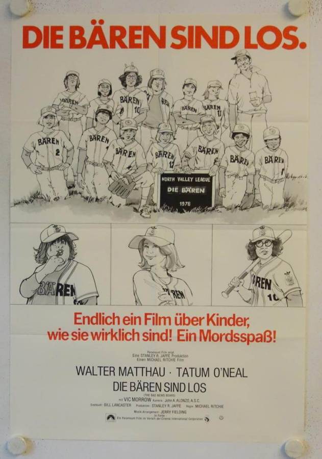 The Bad News Bears original release german movie poster